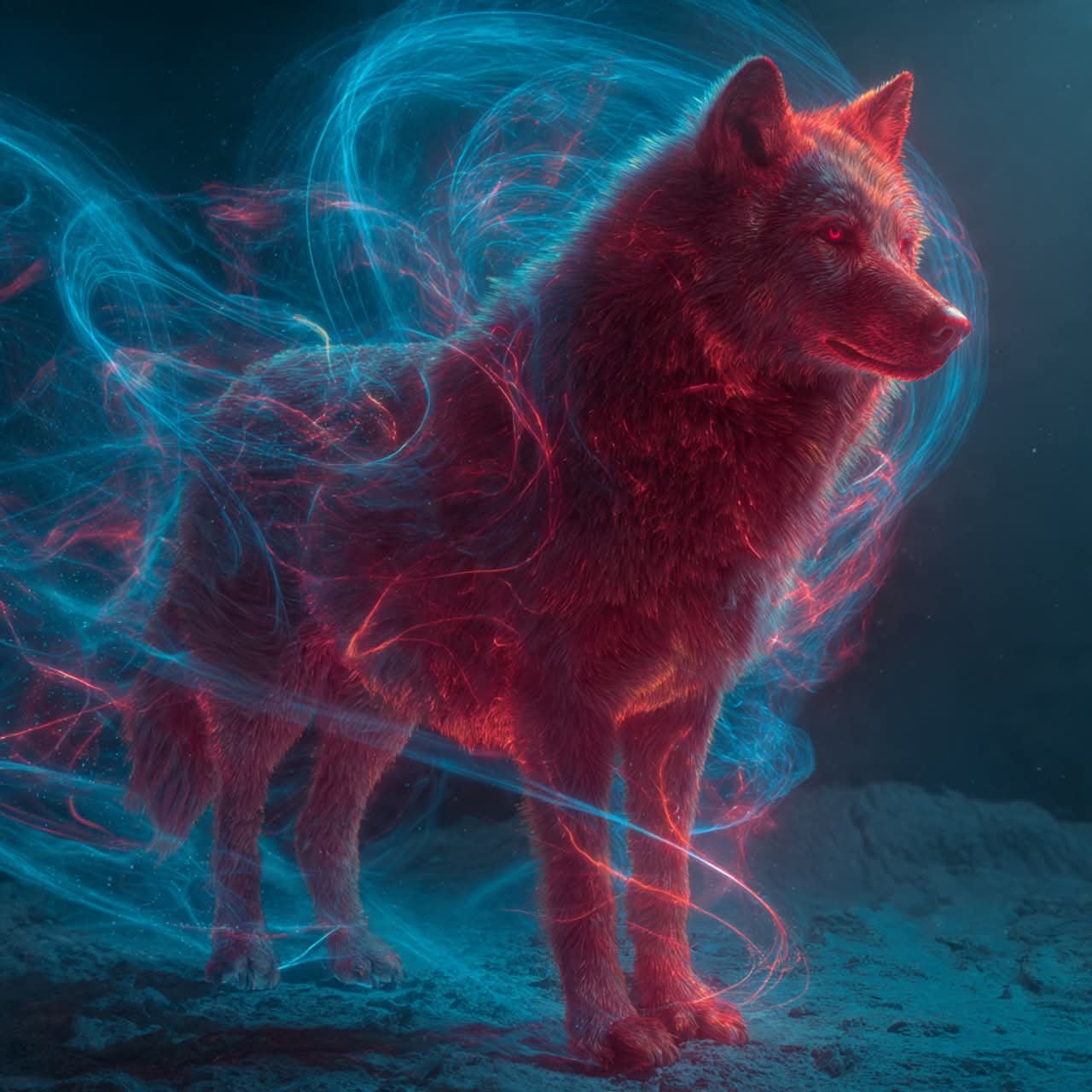 The Crimson Wolf Pack artwork