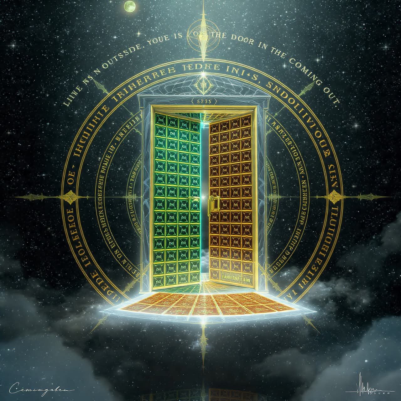 Seal of the Golden Door — original artwork